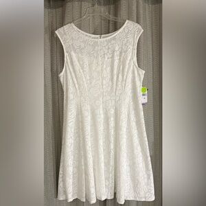Studio One White Lace Dress